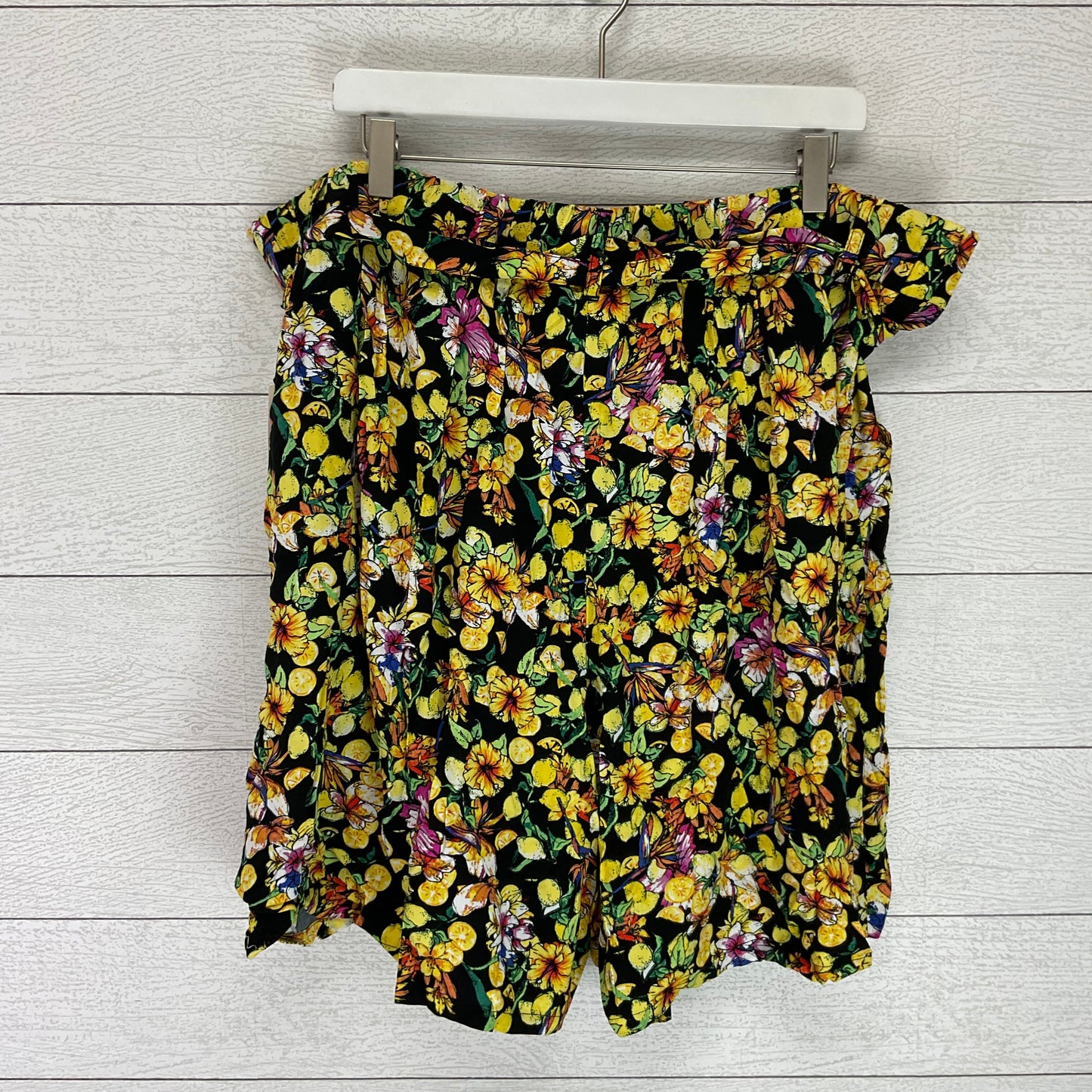 Floral Print Shorts Rafaella, Size 2x