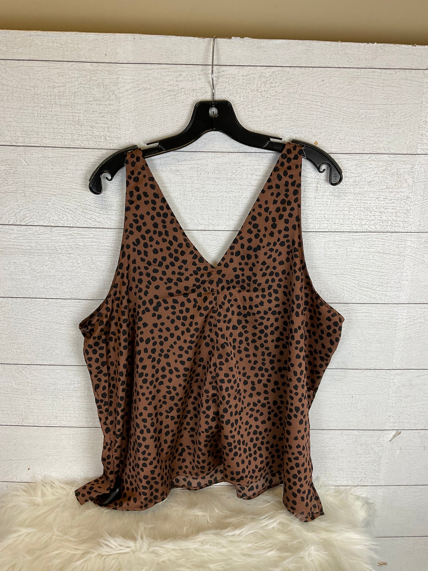 Animal Print Top Sleeveless Old Navy, Size Xxl