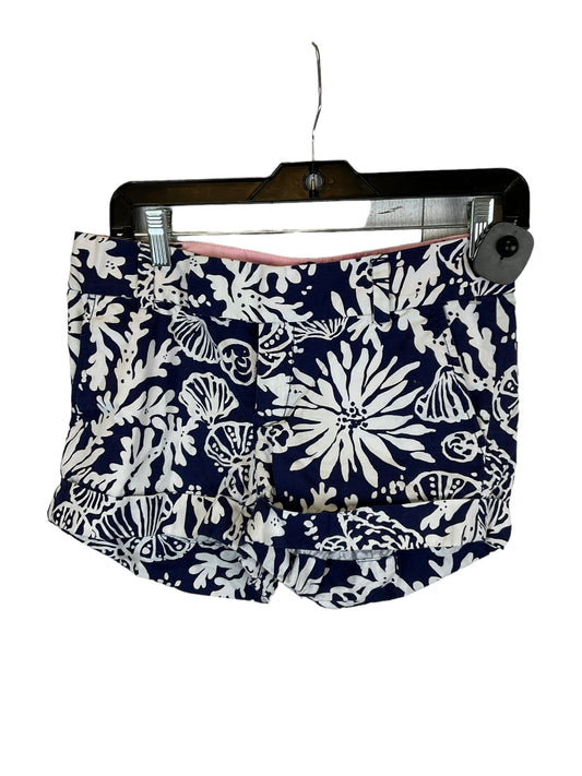 Blue Shorts Designer Lilly Pulitzer, Size 0