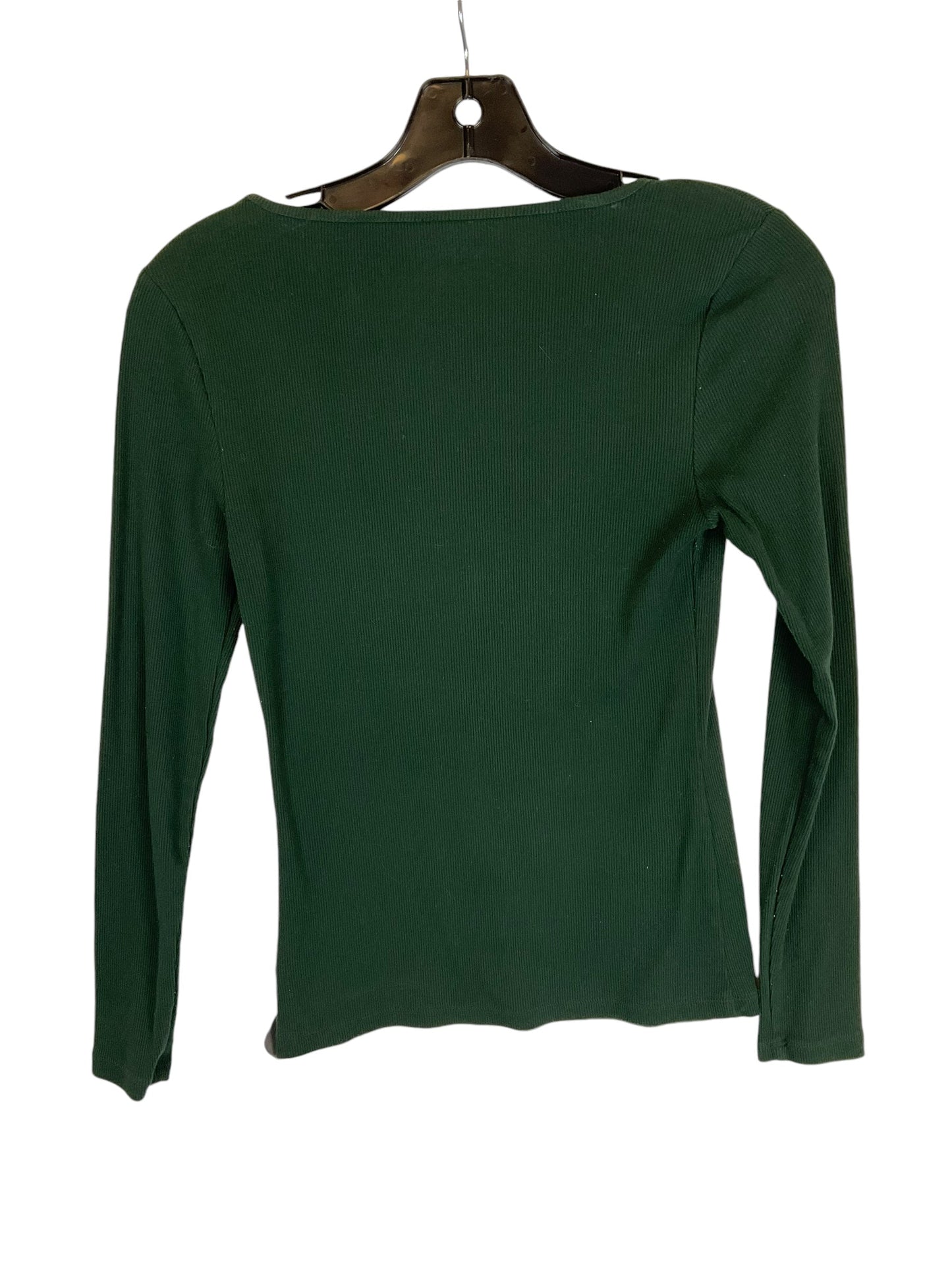 Top Long Sleeve Basic By Old Navy In Green, Size: Xs