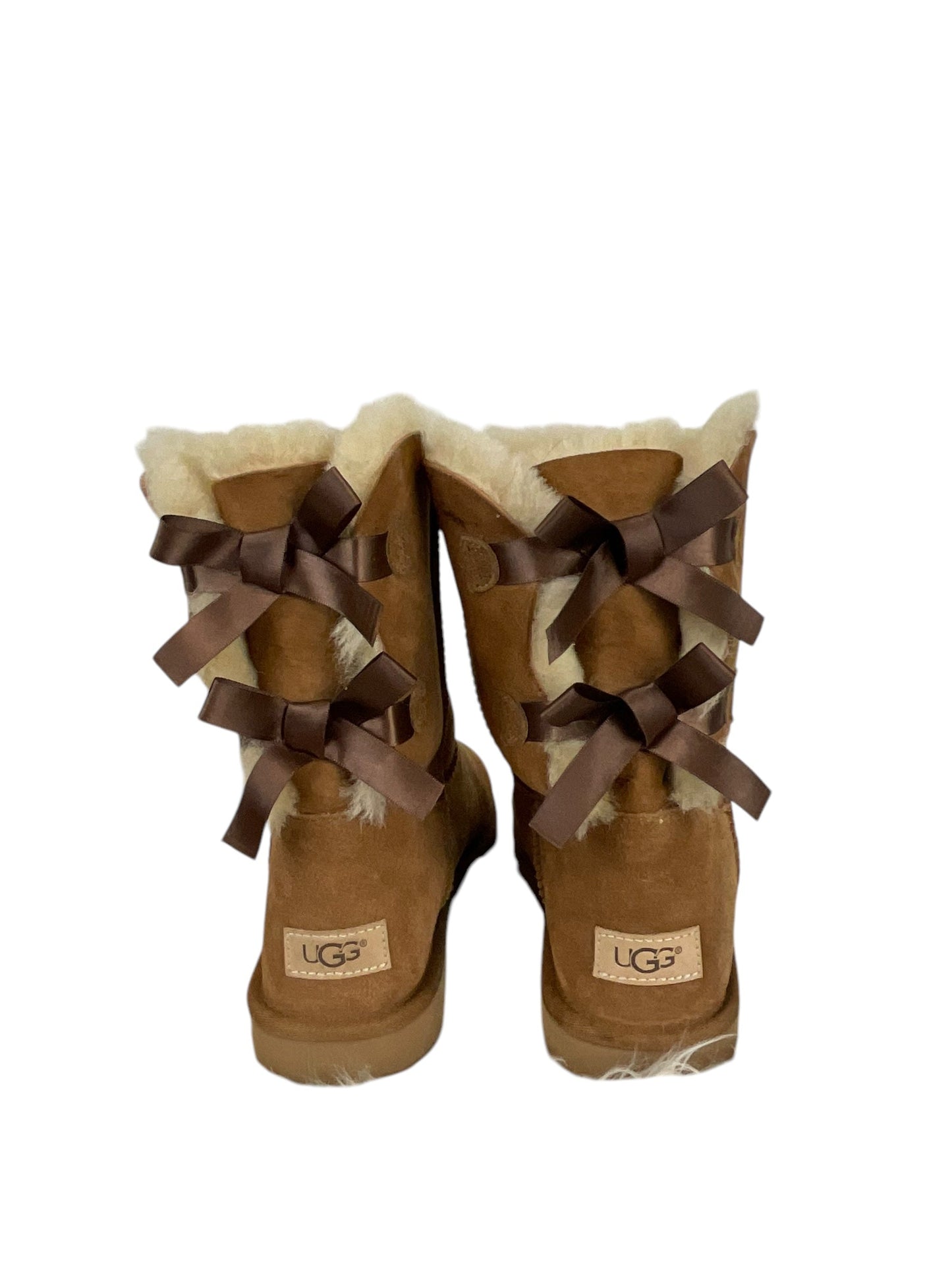 Boots Designer By Ugg In Brown, Size: 11