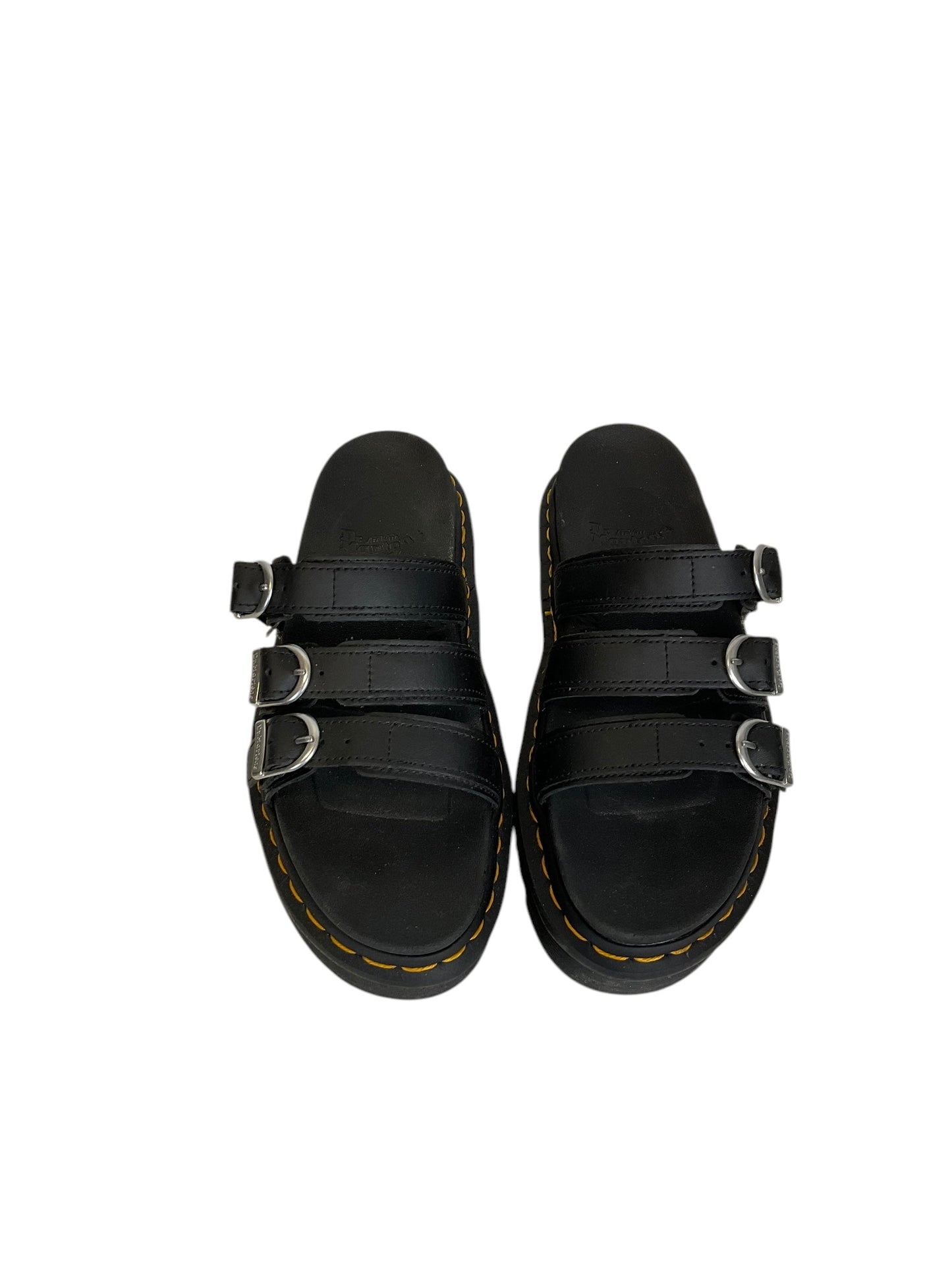 Sandals Designer By Dr Martens In Black, Size: 7