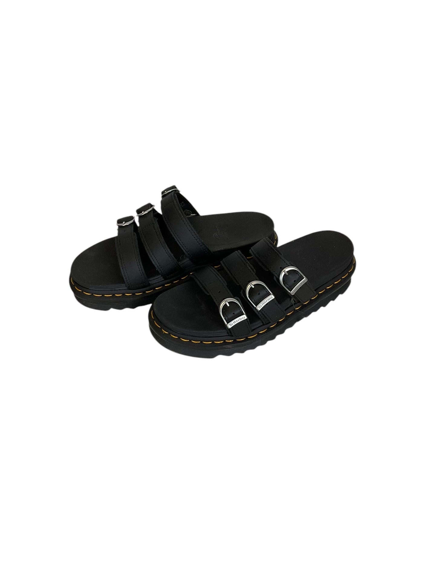 Sandals Designer By Dr Martens In Black, Size: 7