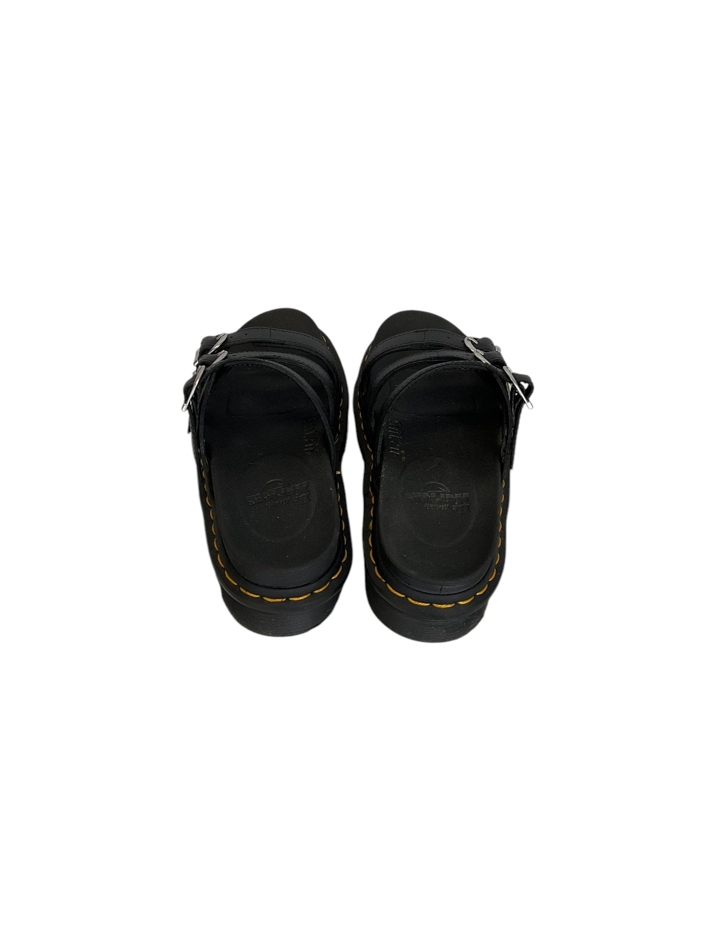 Sandals Designer By Dr Martens In Black, Size: 7