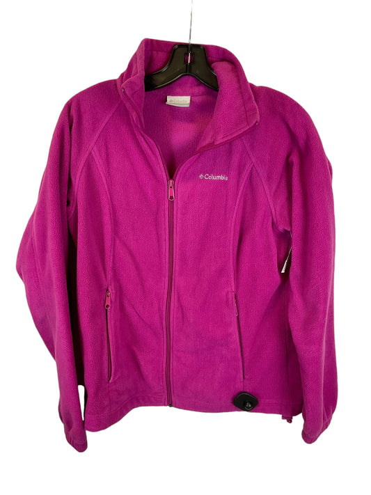 Jacket Fleece By Columbia In Purple, Size: M