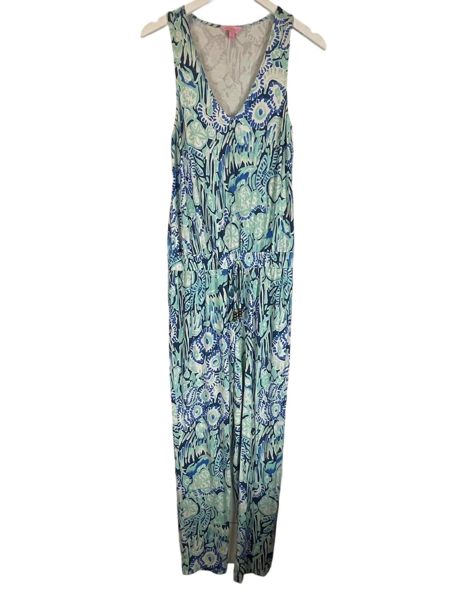 Blue Jumpsuit Designer Lilly Pulitzer, Size S