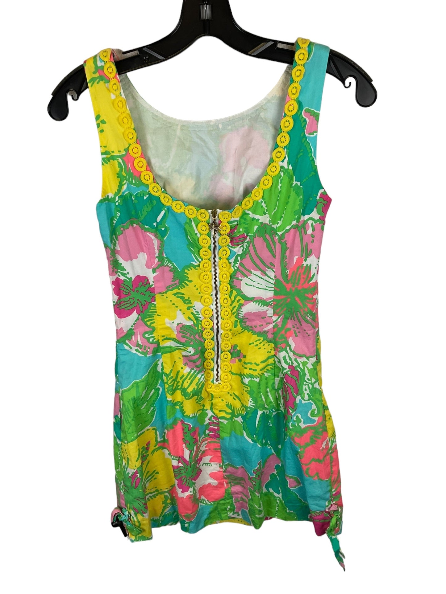 Multi-colored Dress Designer Lilly Pulitzer, Size 0