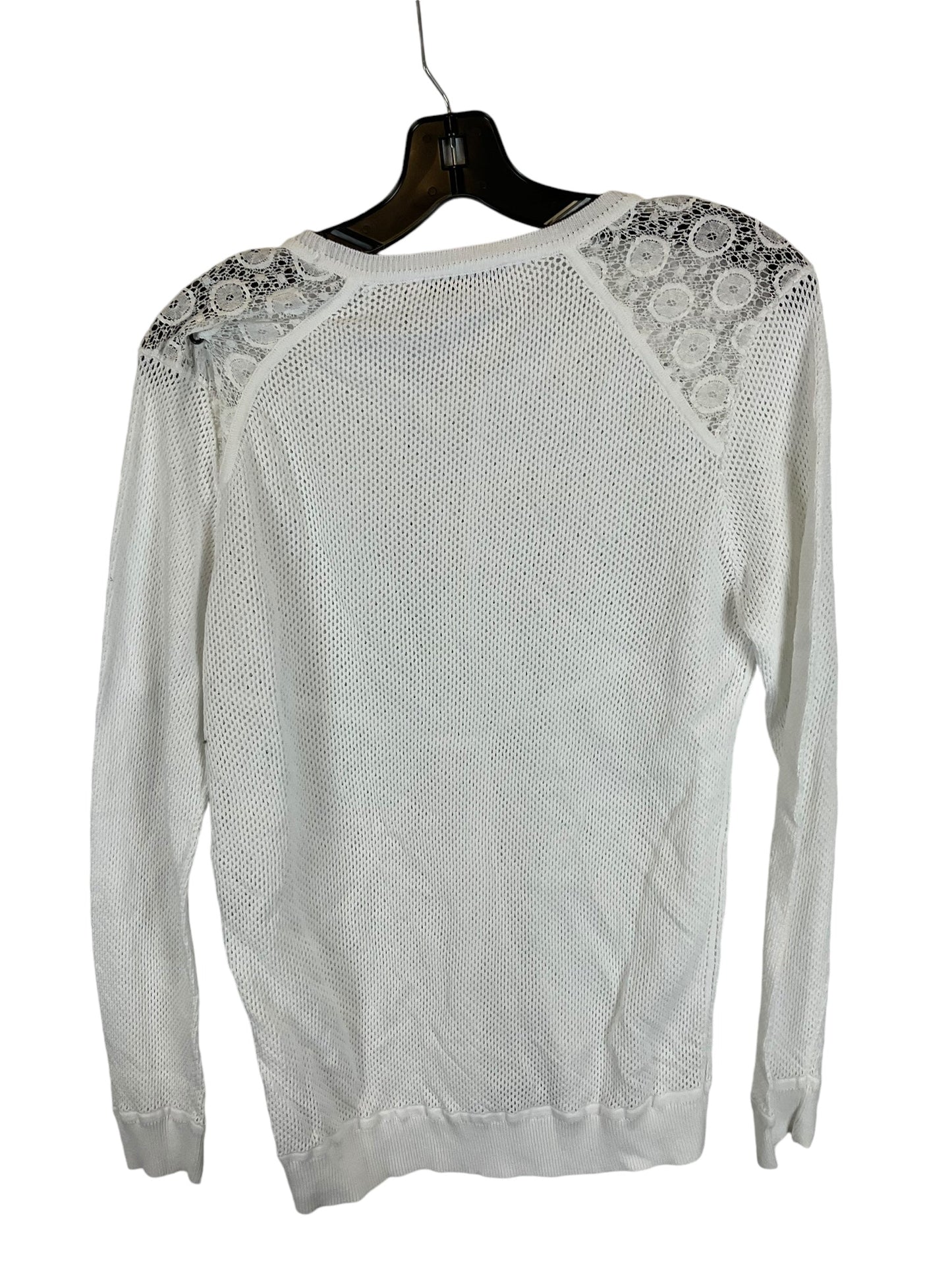 Top Long Sleeve Designer By Sandro In White, Size: L