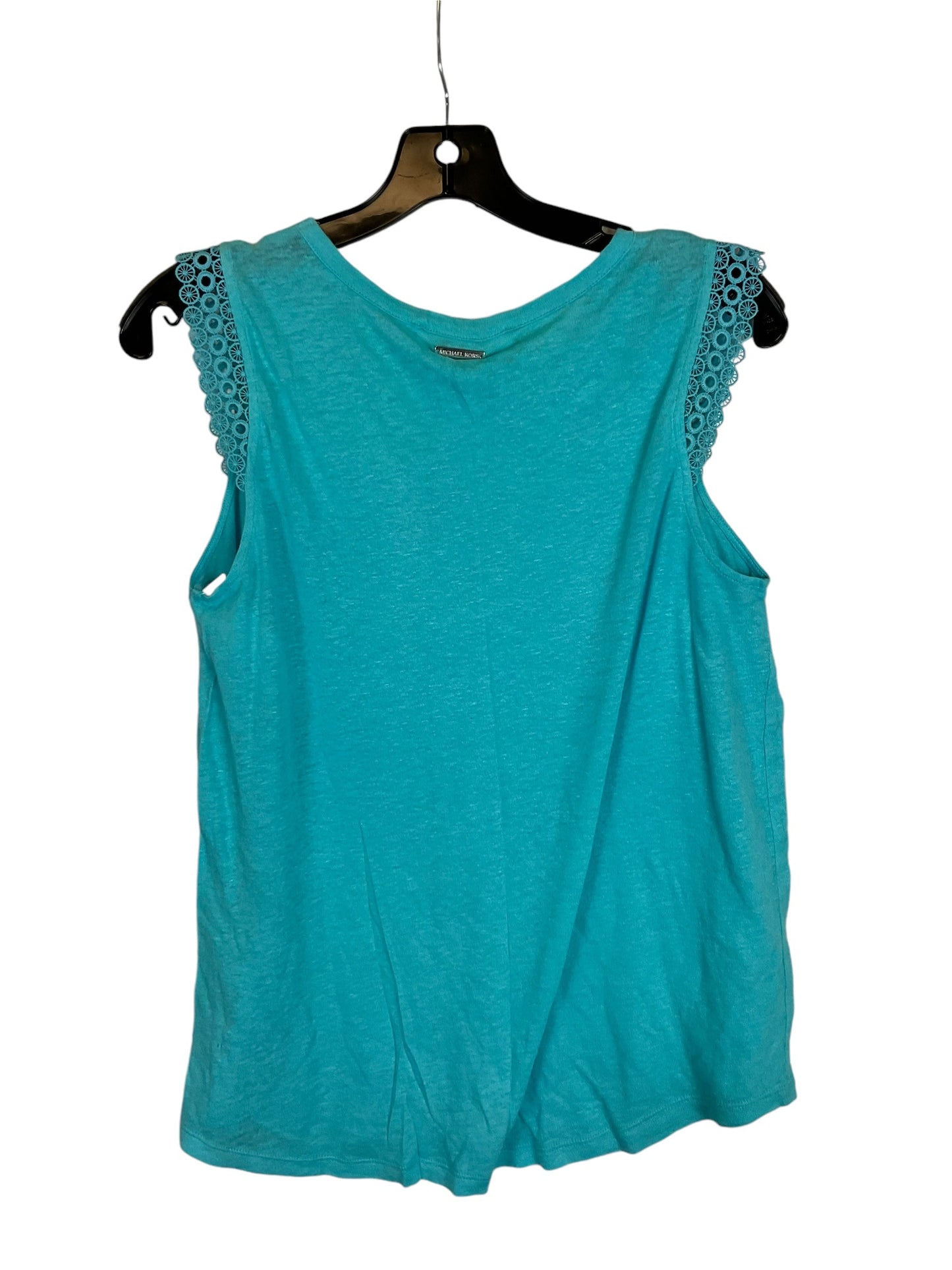 Top Sleeveless Designer By Michael By Michael Kors In Blue, Size: S