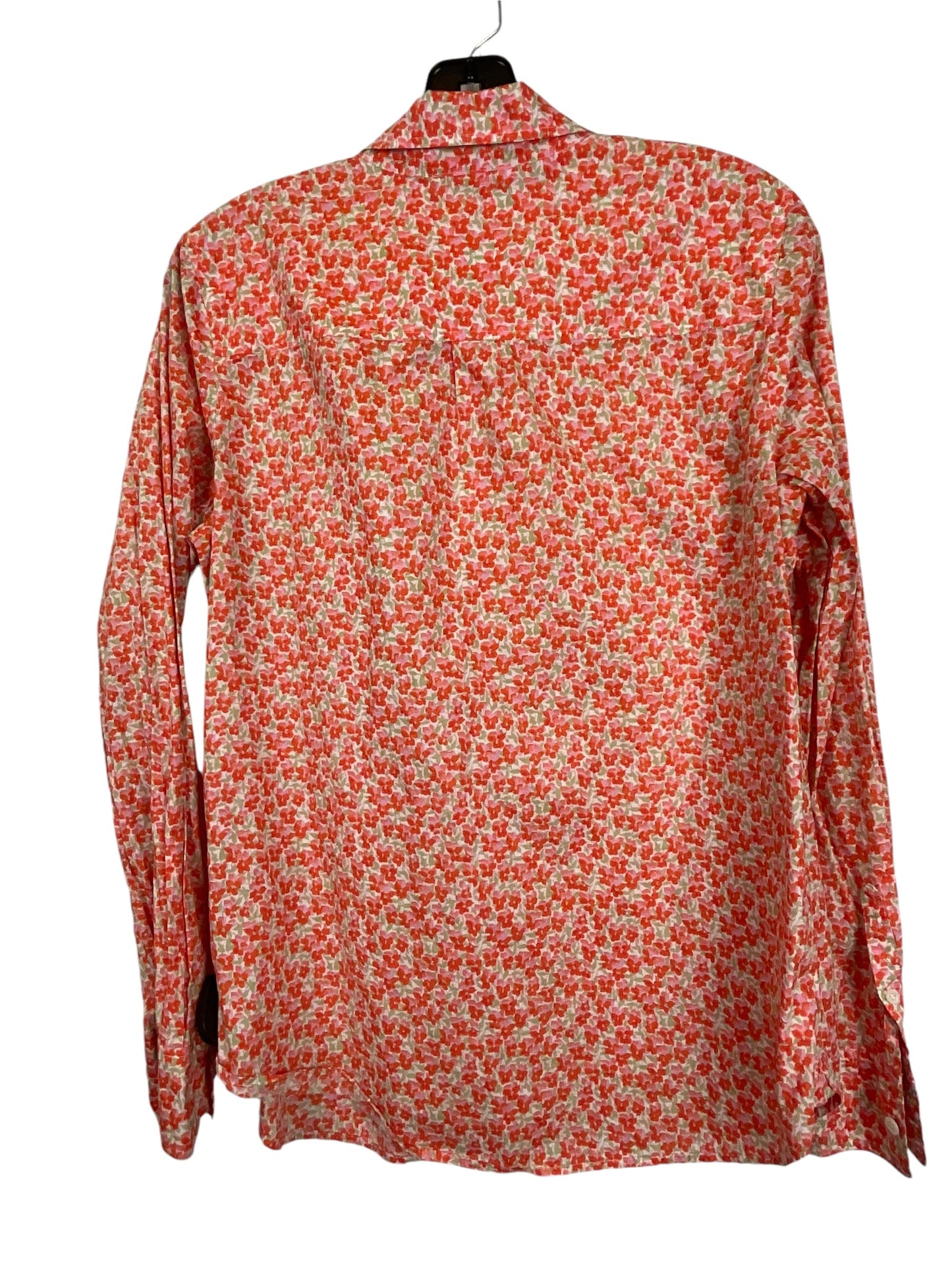 Top Long Sleeve By J. Crew In Floral Print, Size: M