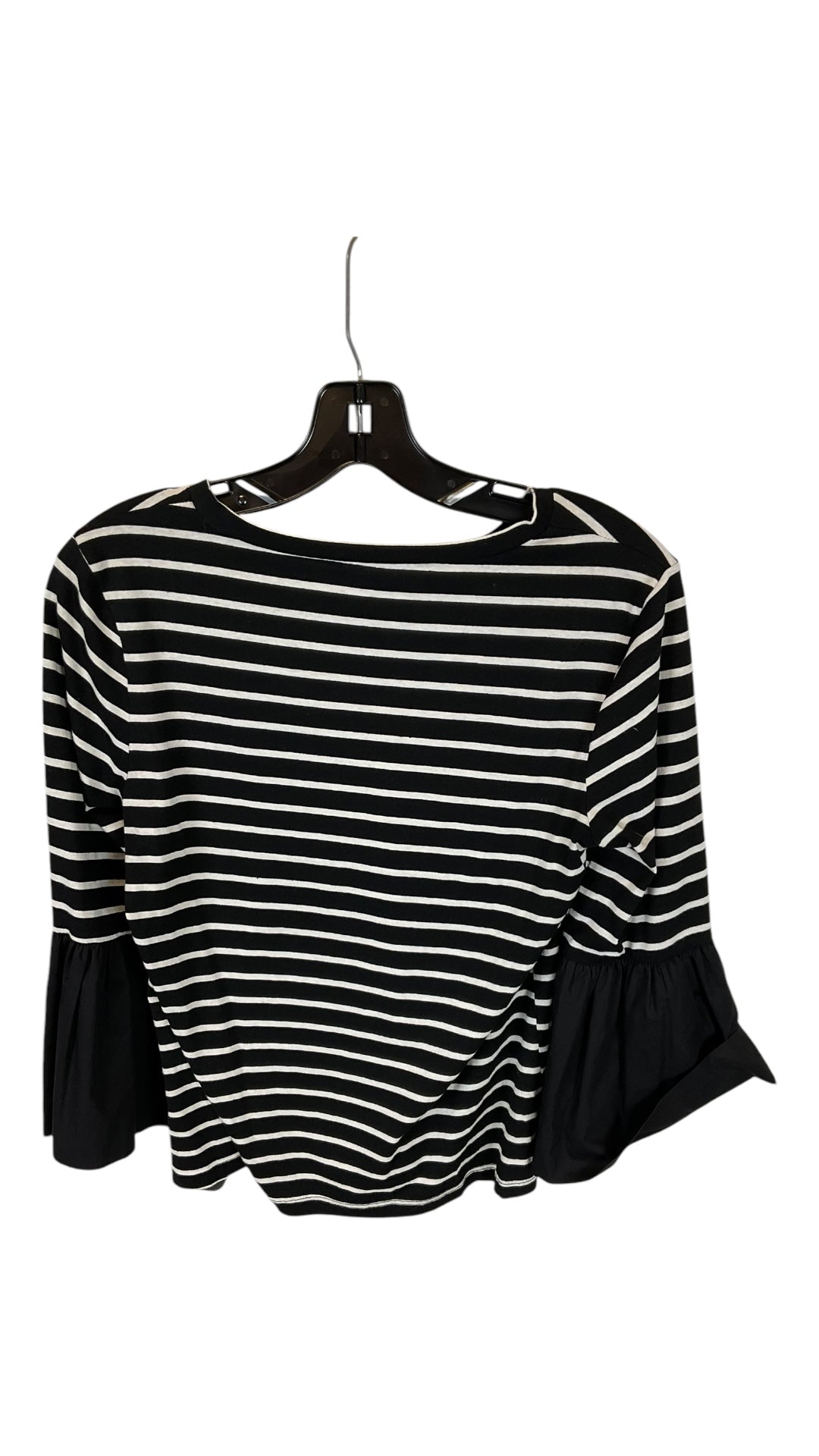 Top Long Sleeve By Anthropologie In Striped Pattern, Size: M