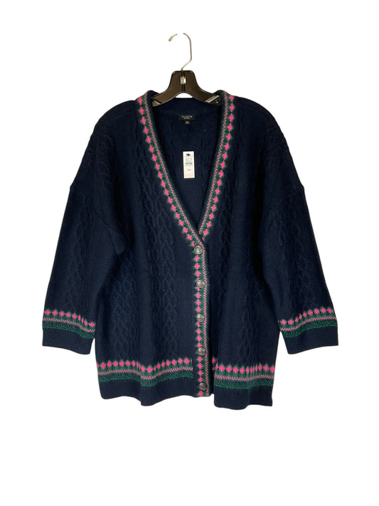 Sweater Cardigan By Talbots In Navy, Size: 3x