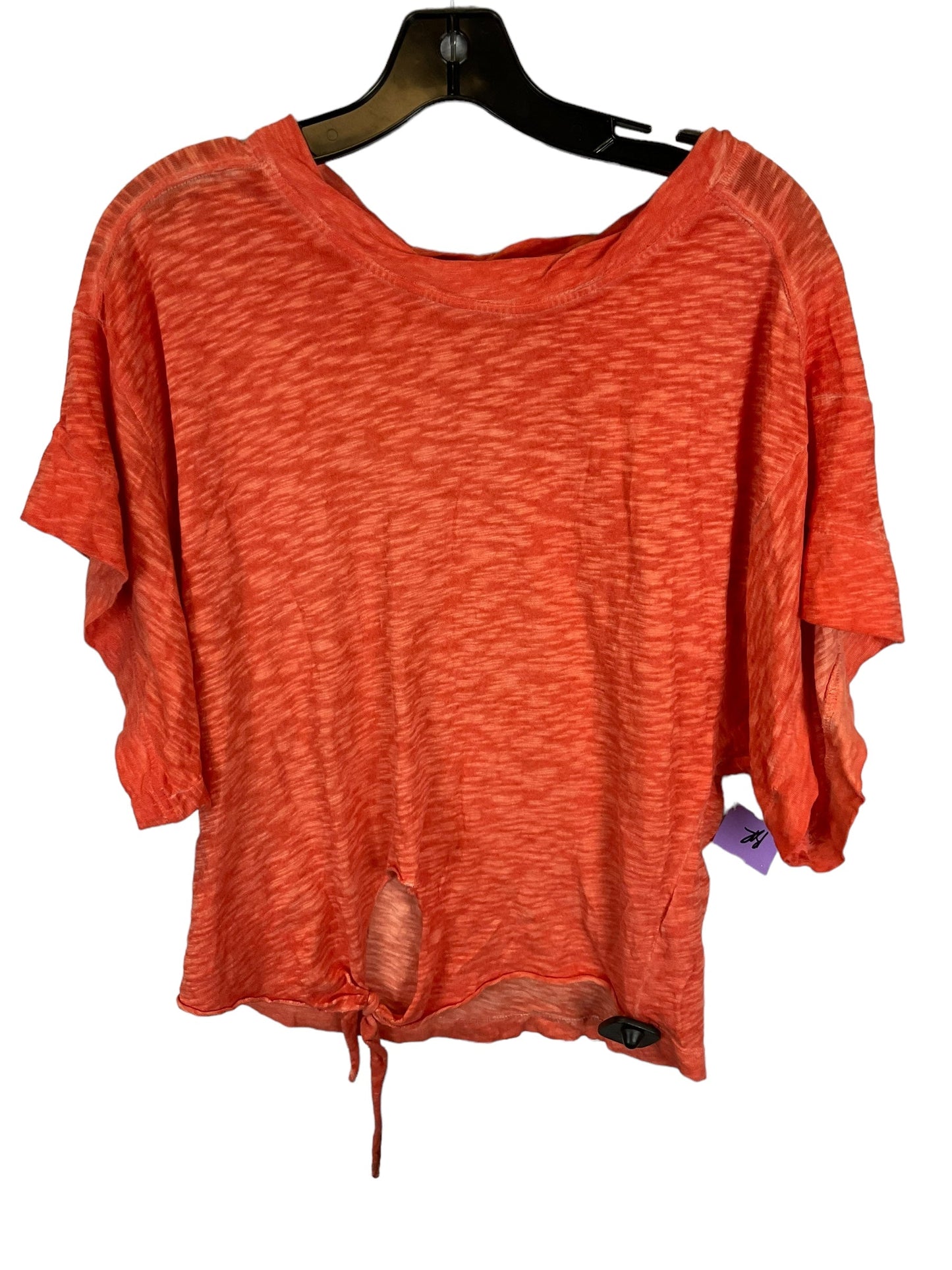 Orange Top Short Sleeve Pilcro, Size Xs