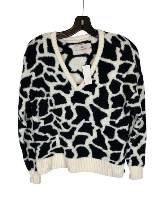 Sweater By Loft In Animal Print, Size: Xs