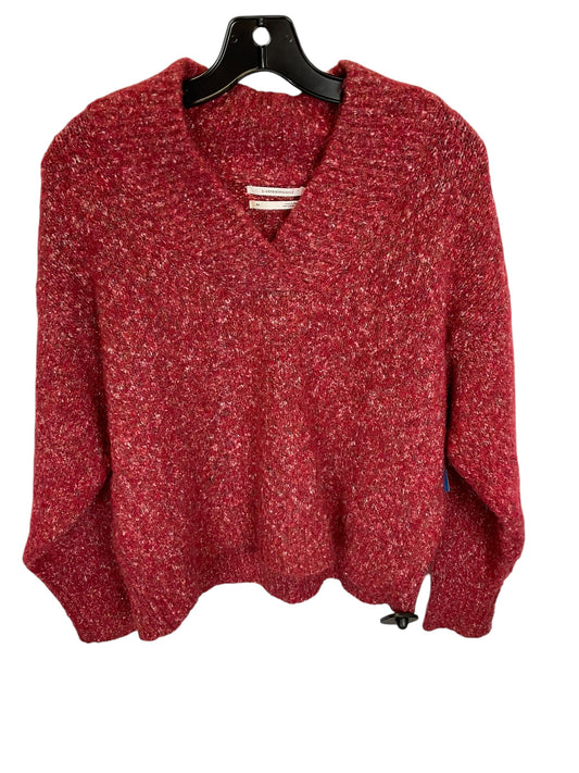 Sweater By Anthropologie In Red, Size: Xs