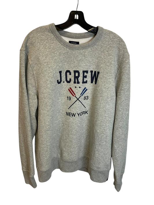 Sweatshirt Crewneck By J. Crew In Grey, Size: Xl