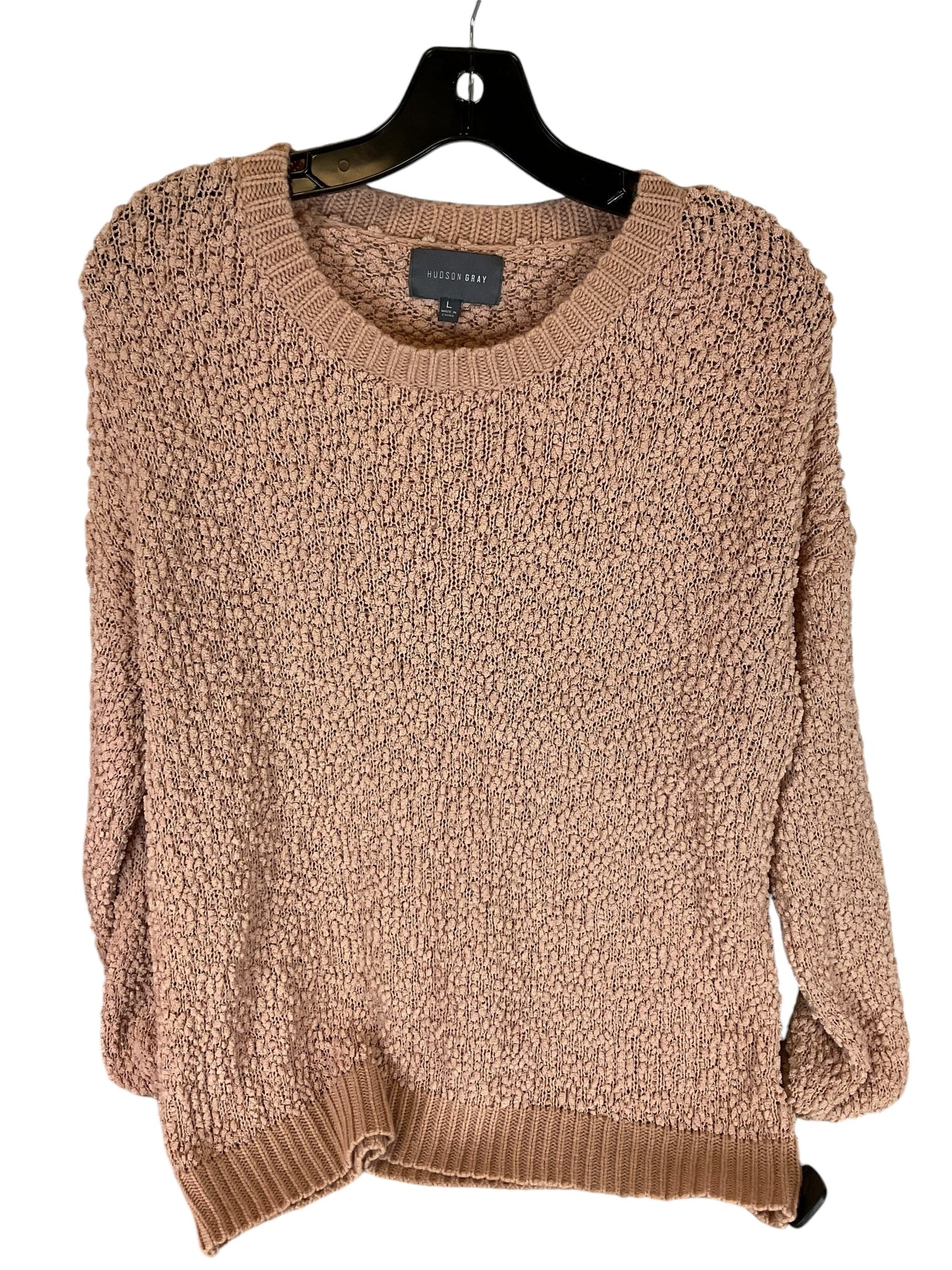 Sweater By Hudson In Pink, Size: L