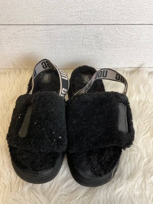 Sandals Designer By Ugg In Black, Size: 9