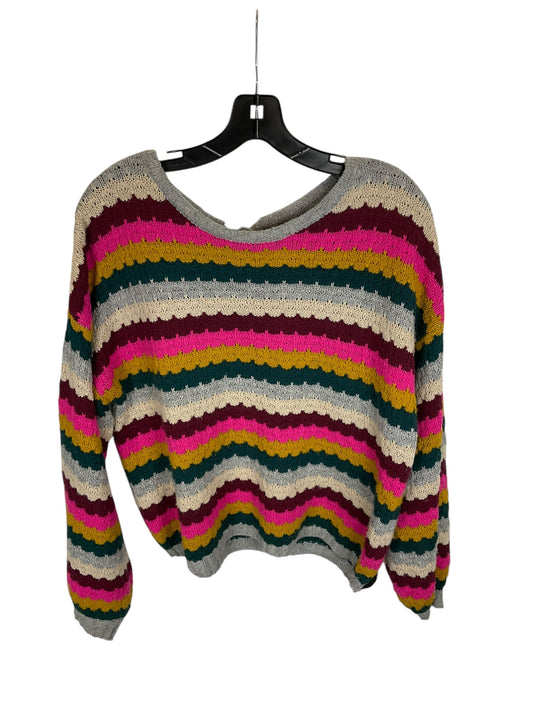 Sweater By Blu Pepper In Multi-colored, Size: M