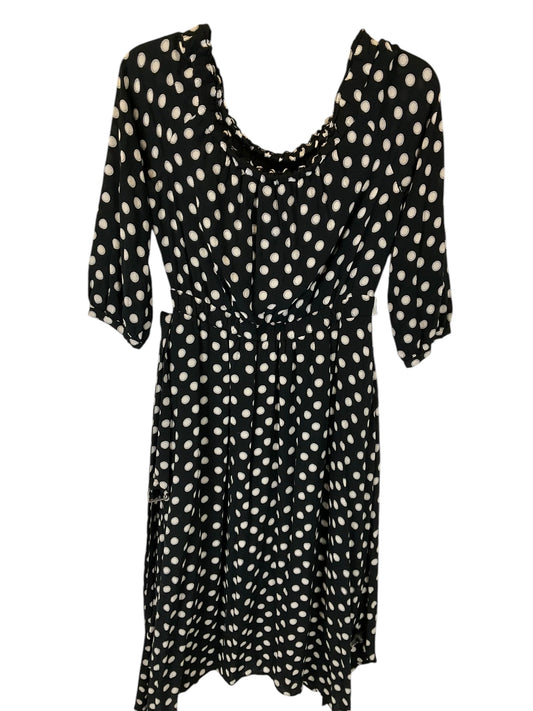 Dress Casual Midi By Maeve In Polkadot Pattern, Size: 6