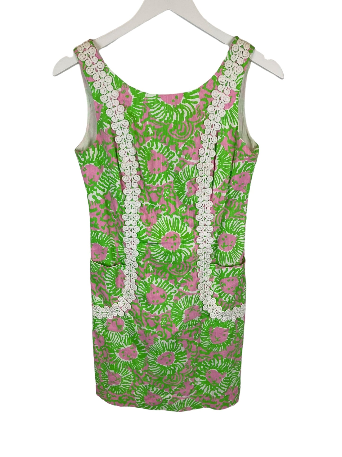 Green Dress Designer Lilly Pulitzer, Size 2