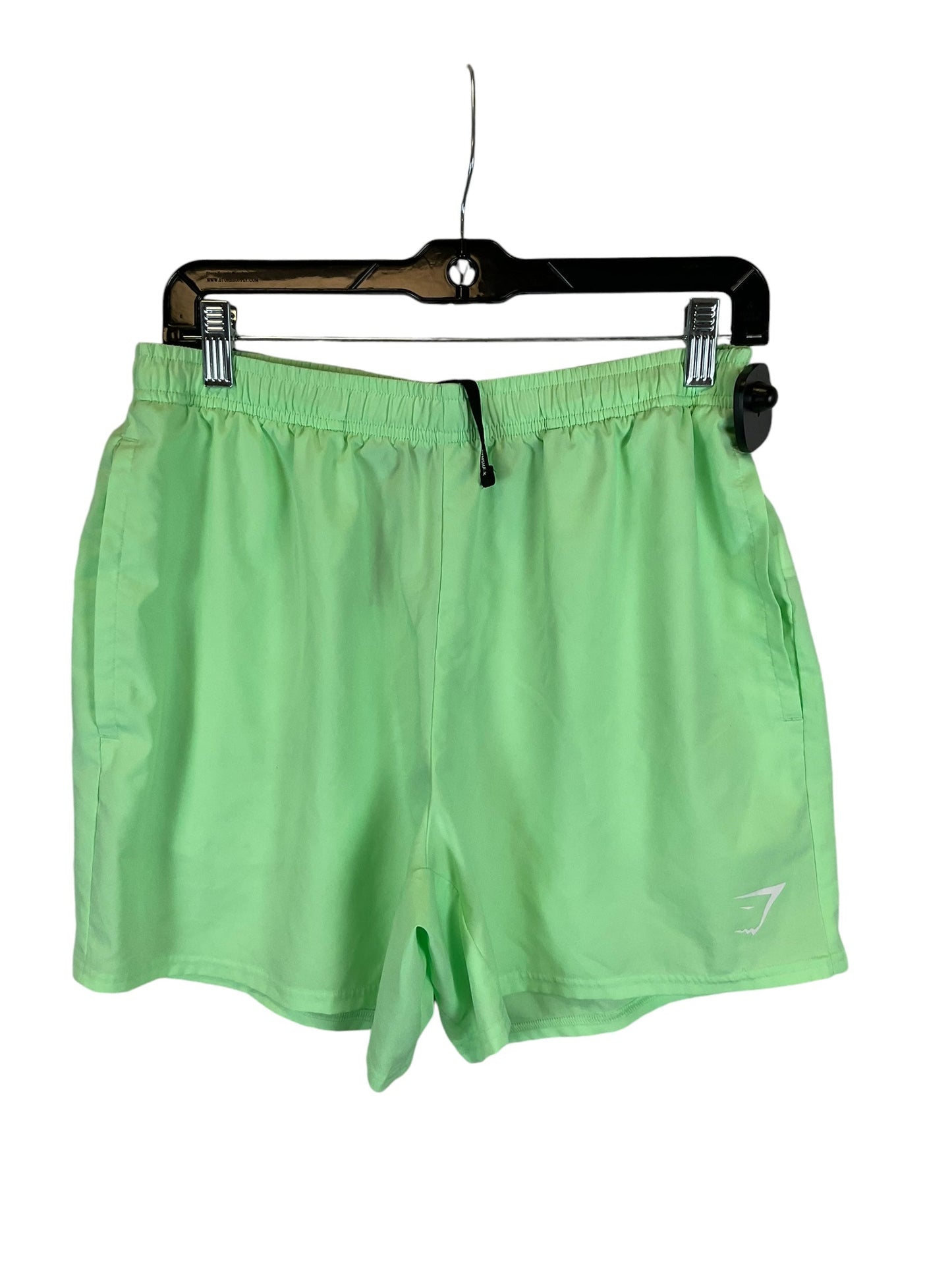 Athletic Shorts By Gym Shark In Green, Size: L