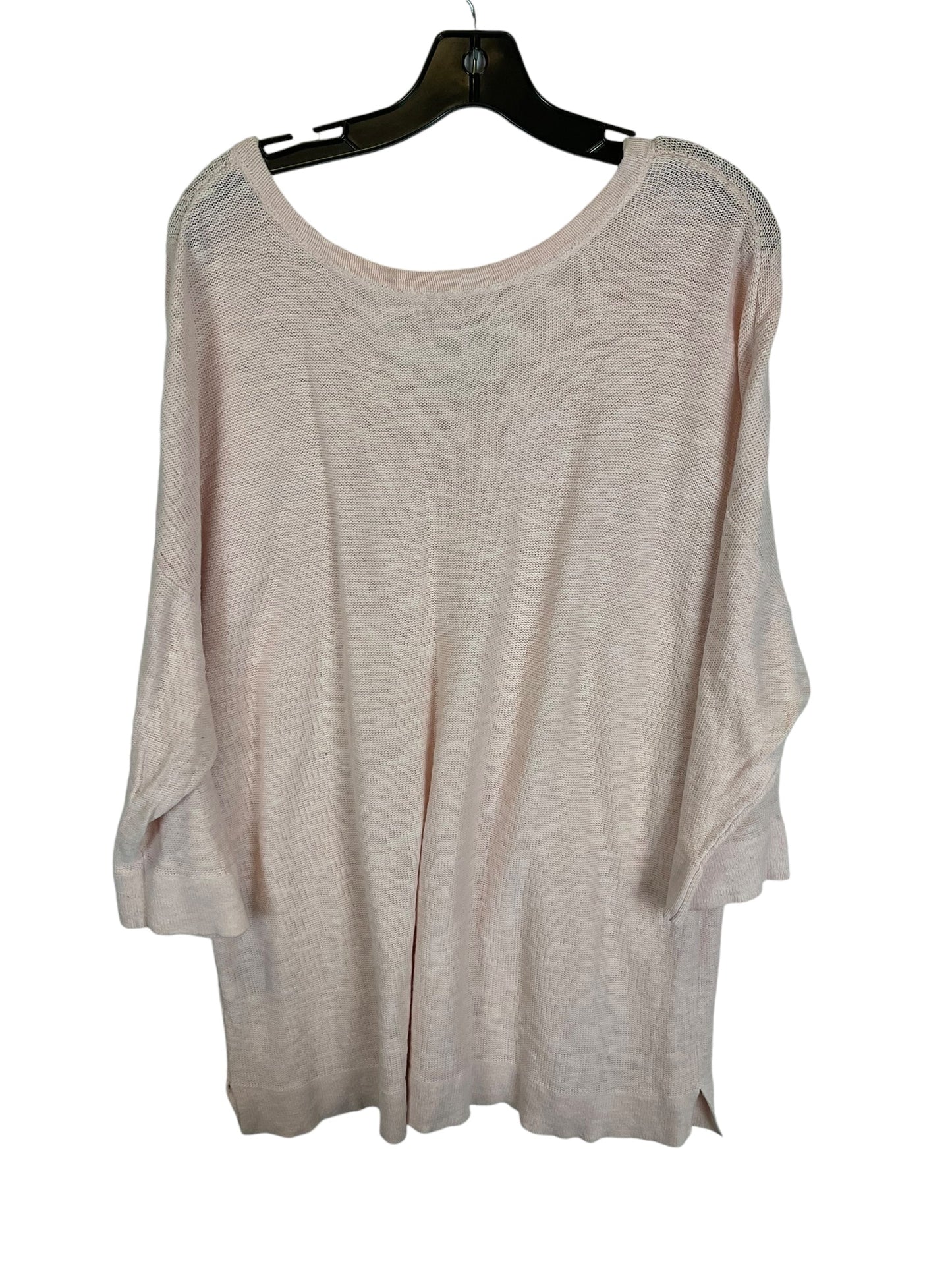 Top Long Sleeve By Sonoma In Pink, Size: 1x