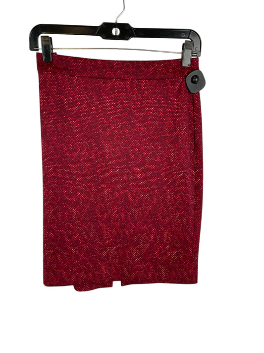 Skirt Mini & Short By Michael By Michael Kors In Red, Size: 6