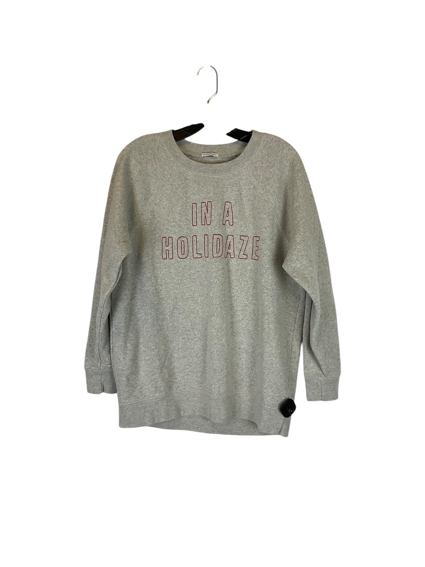 Sweatshirt Crewneck By American Eagle In Grey, Size: M