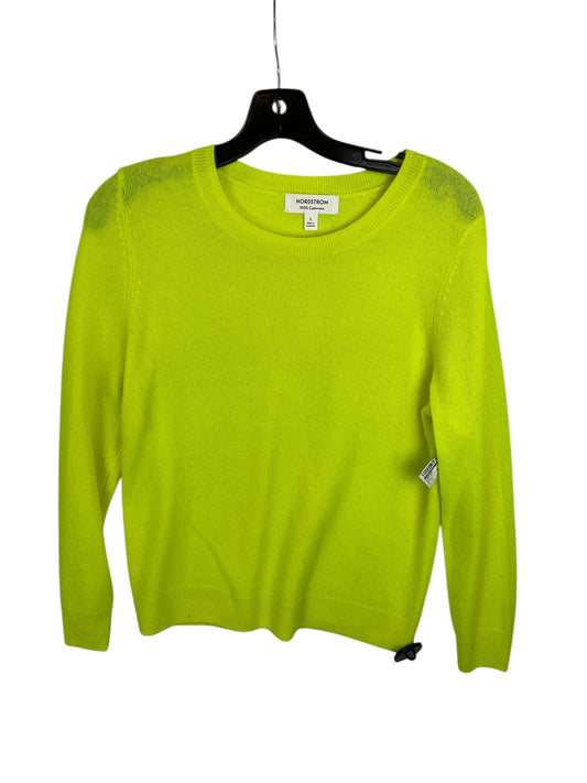 Sweater By Nordstrom In Yellow, Size: L