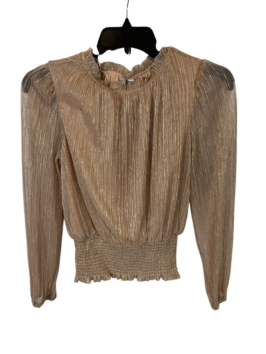 Top Long Sleeve By Joie In Tan, Size: S