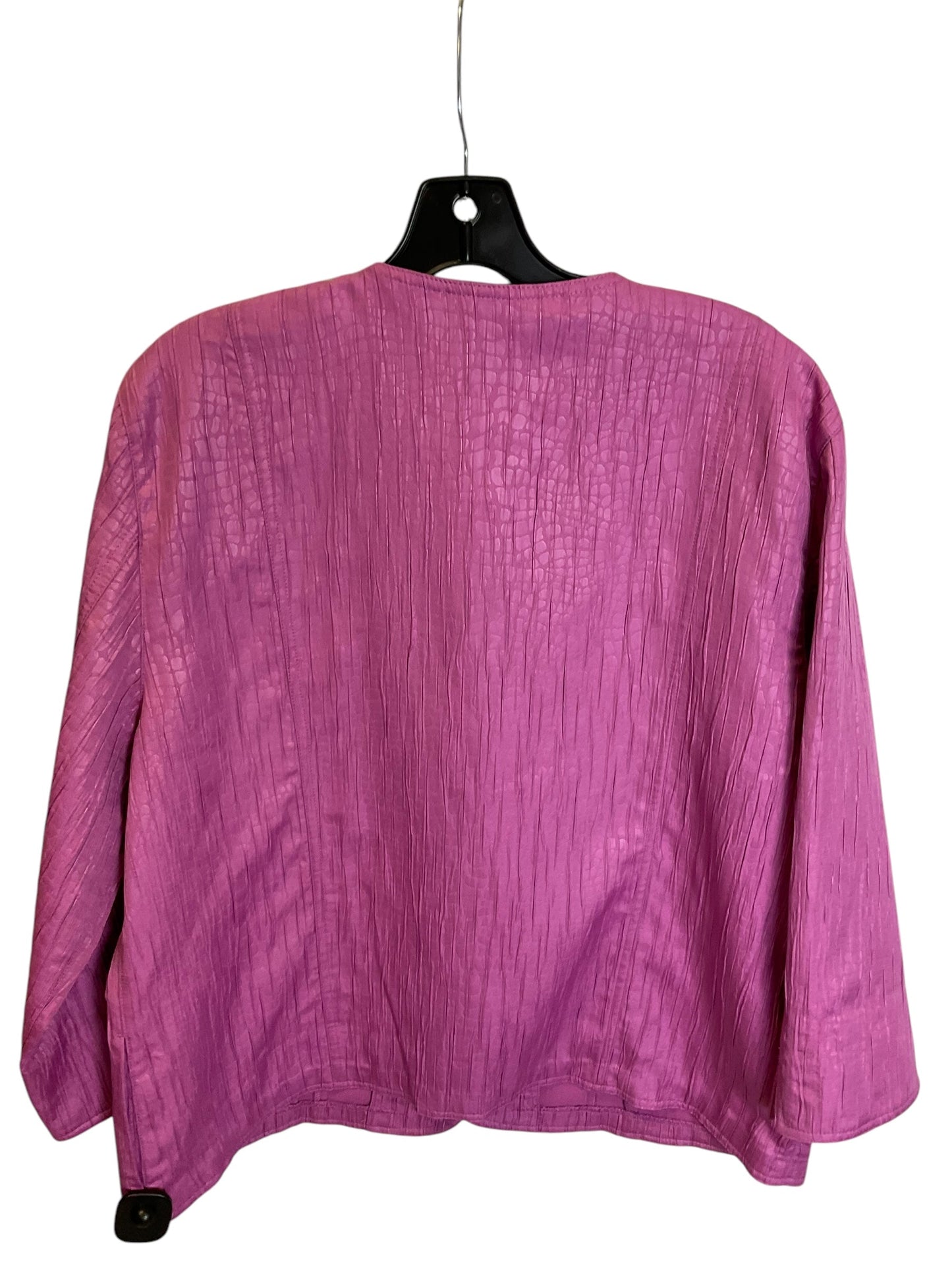 Cardigan By Alfred Dunner In Pink, Size: 1x