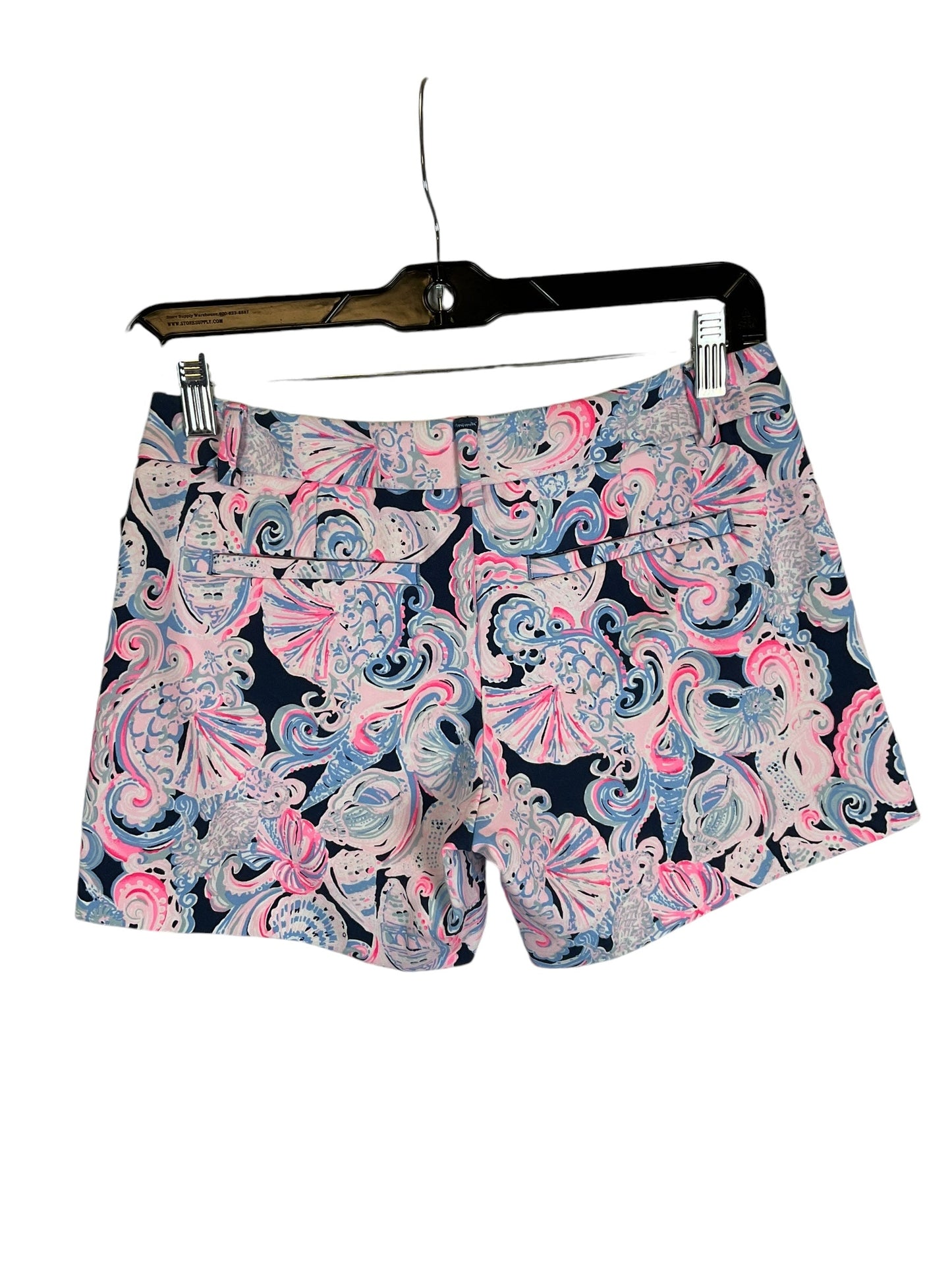 Shorts Designer By Lilly Pulitzer In Blue & Pink, Size: 00