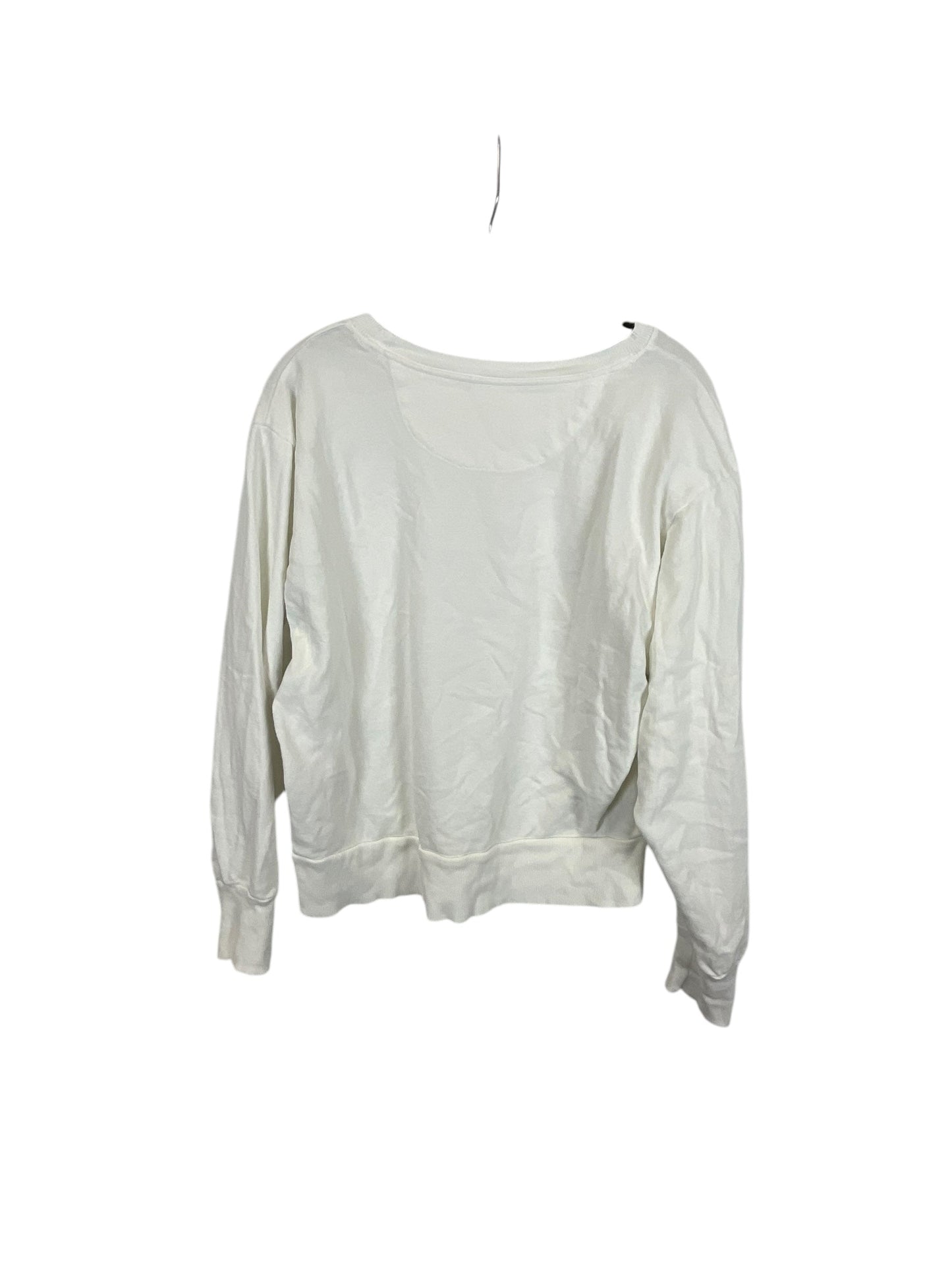 Top Long Sleeve By Anthropologie In White, Size: M