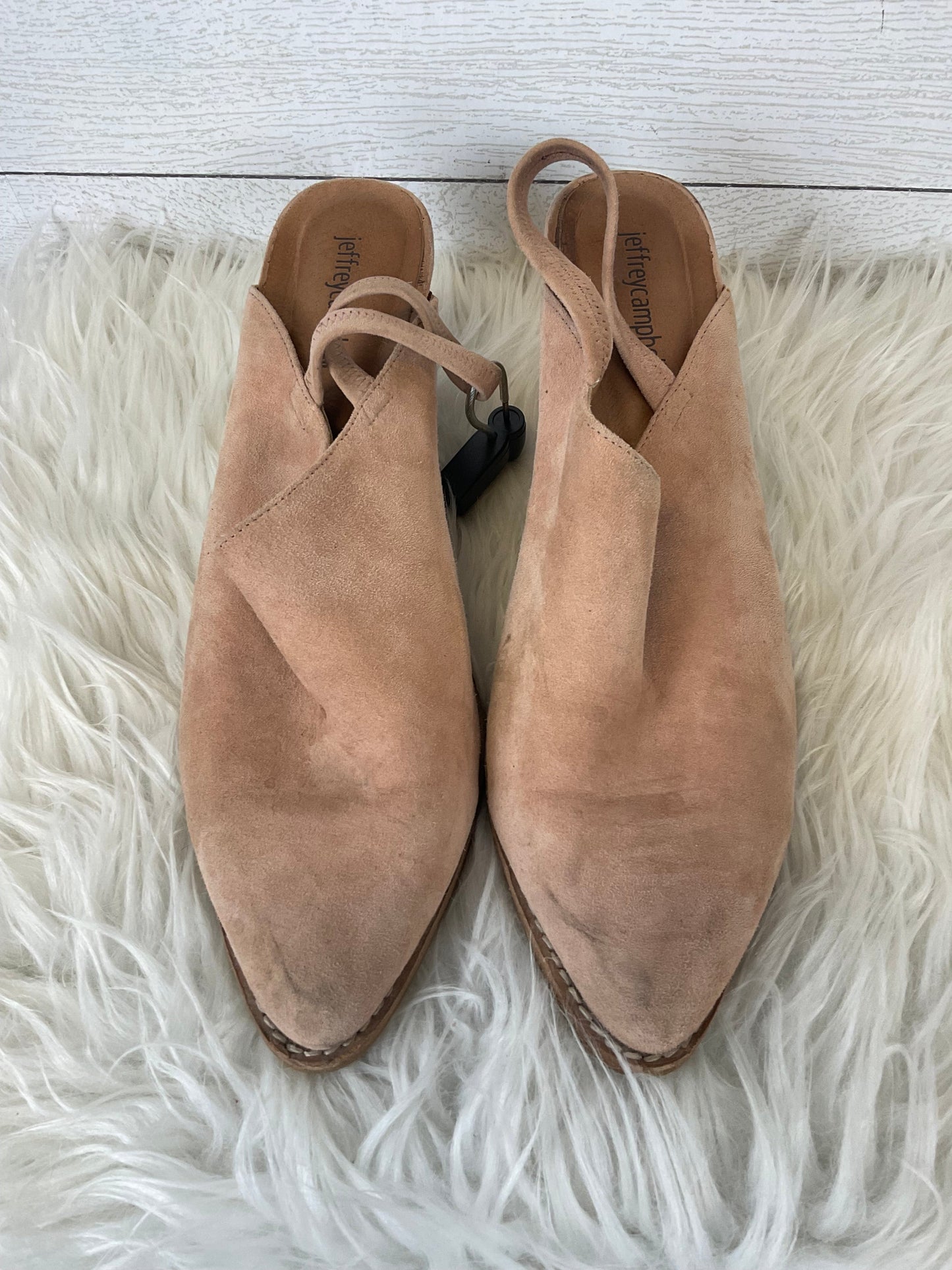 Shoes Designer By Jeffery Campbell In Tan, Size: 9.5