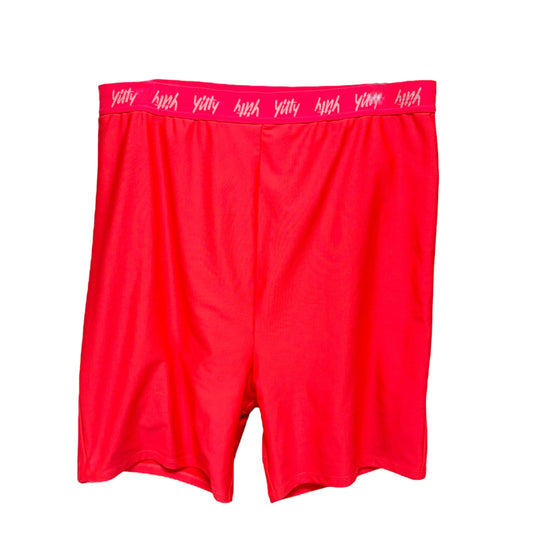 Major Label Shaping High Waist Logo Short - Neon Pink By Yitty  Size: 2x