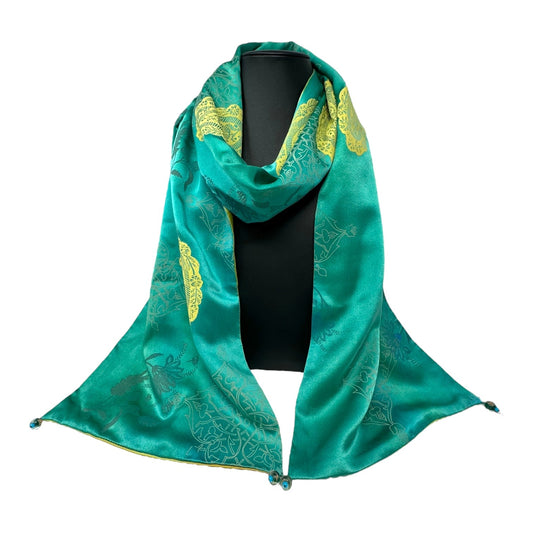 Silk Scarf Long By Unknown Brand