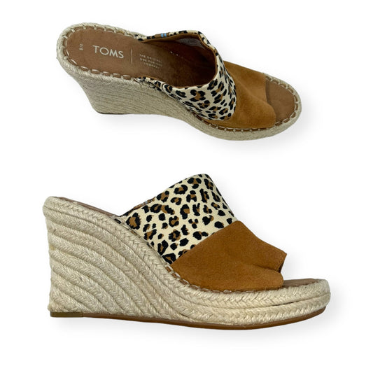 Espadrille Shoes Heels Wedge By Toms  Size: 8