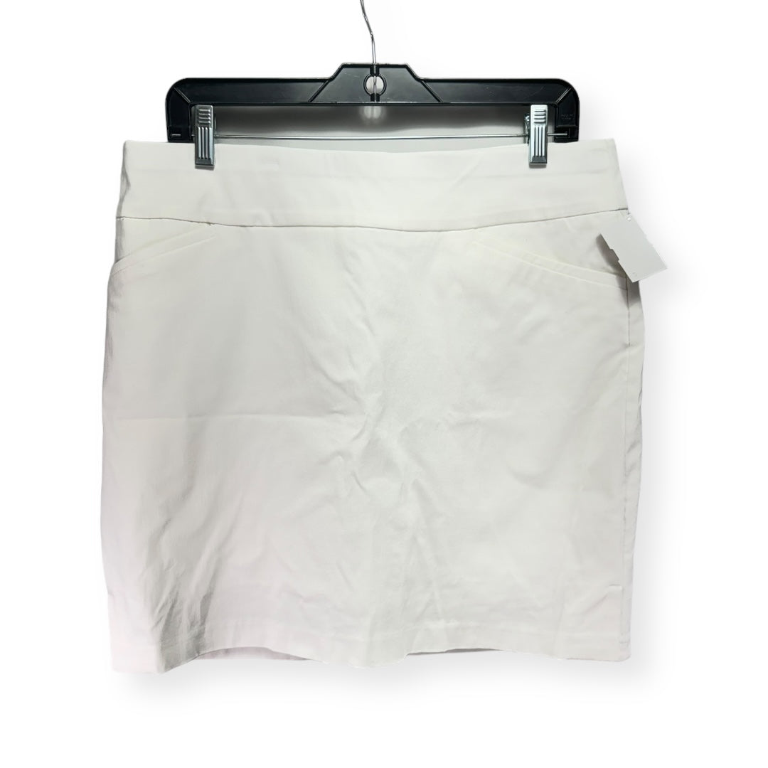 White Skirt Mini & Short Chicos, Size 10