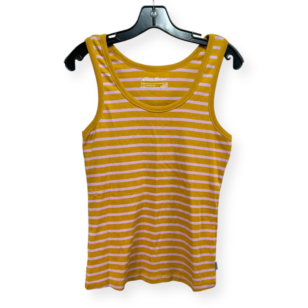 Striped Pattern Top Sleeveless Eddie Bauer, Size M