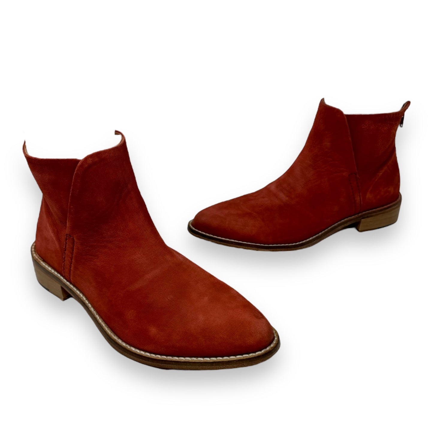 Century Ankle Boots By Free People In Red, Size: 7.5