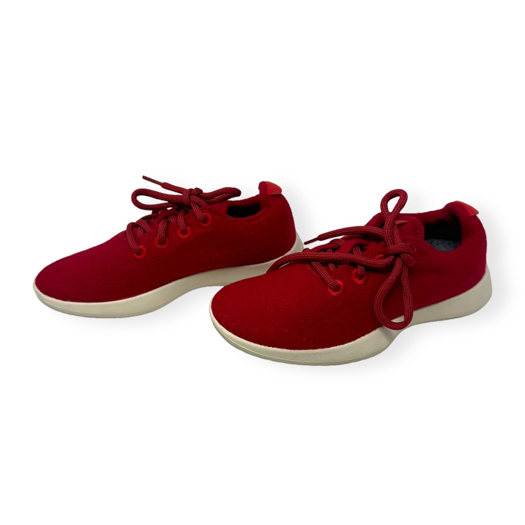 Red Shoes Sneakers Allbirds, Size 5