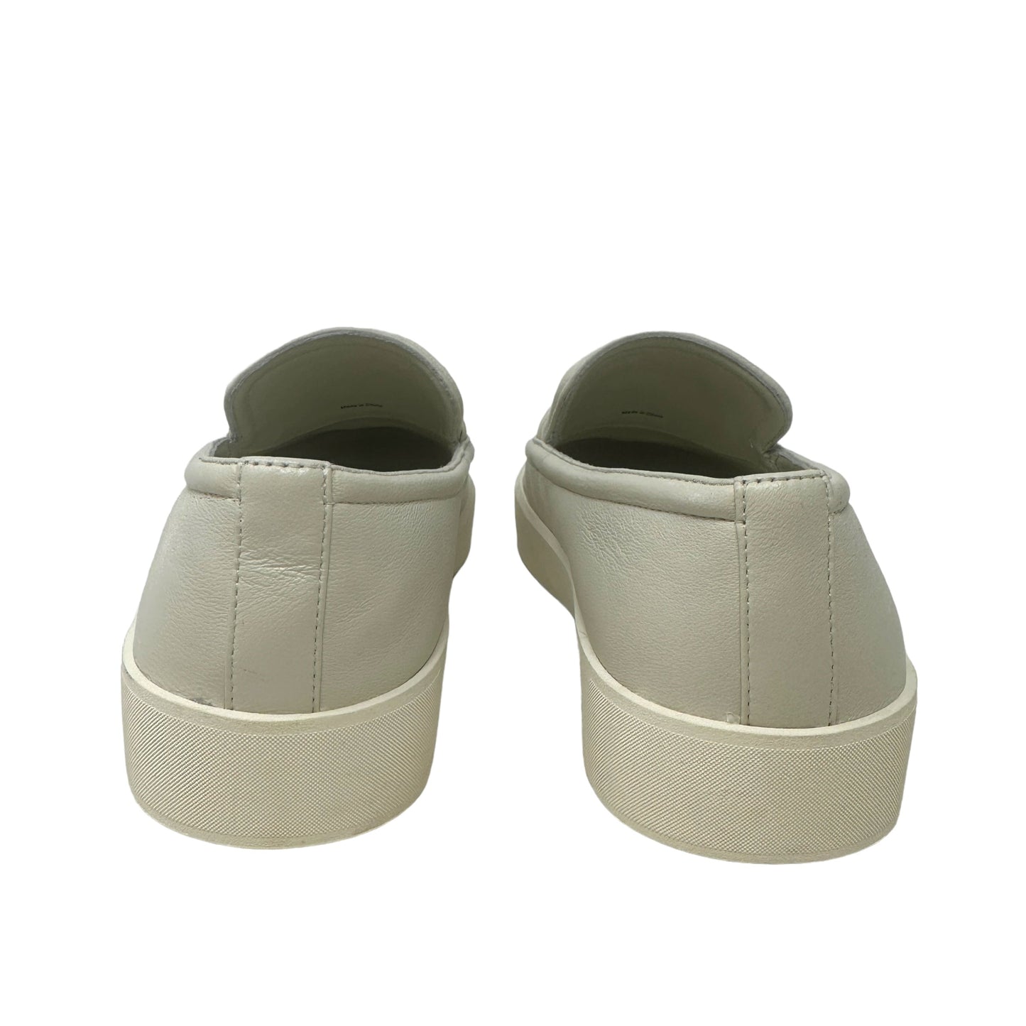 Ghita Leather Platform Penny Loafers Designer By Vince  Size: 10
