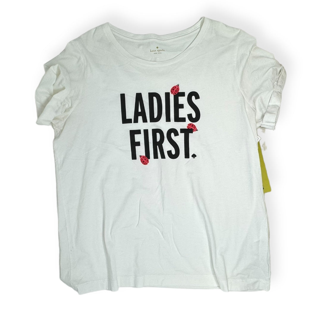 Ladies First Tee Designer By Kate Spade  Size: L