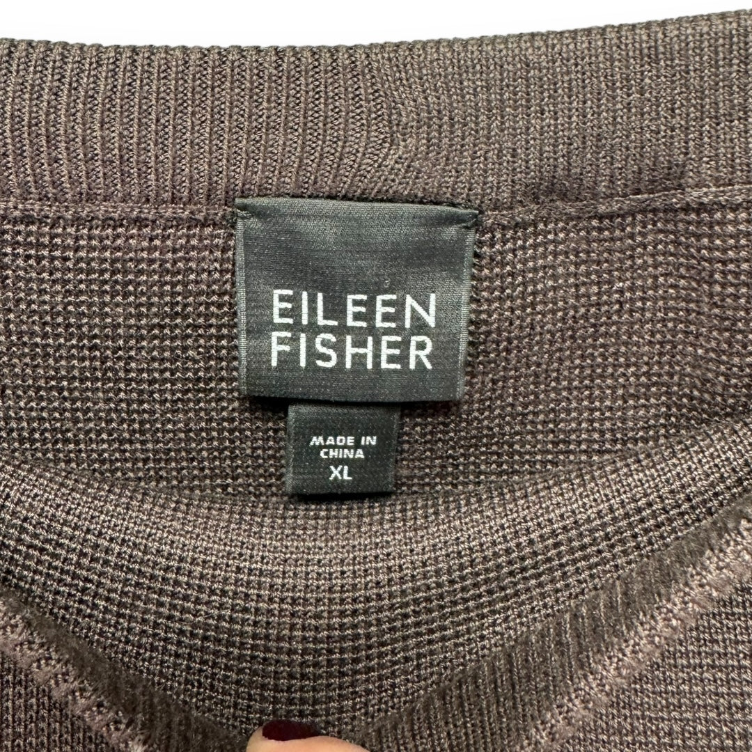 Brown Skirt Designer Eileen Fisher, Size Xl