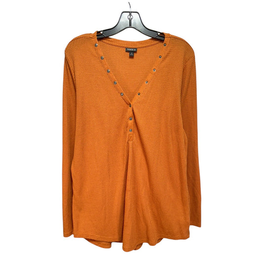 Thermal Top Long Sleeve By Torrid In Orange, Size: 2x