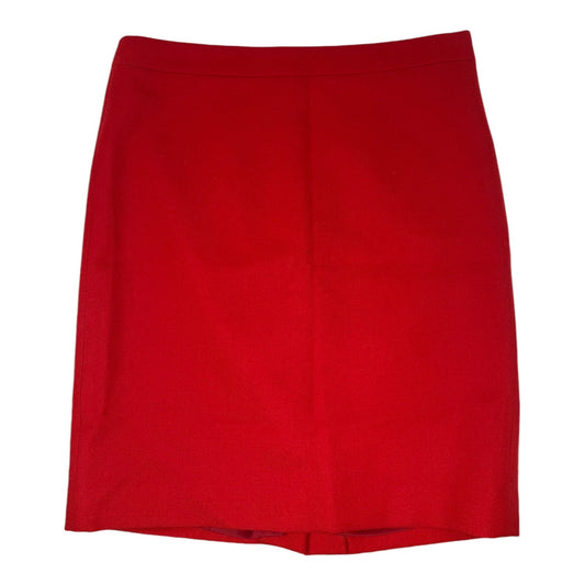 Pencil Skirt Midi By J. Crew In Red, Size: 8