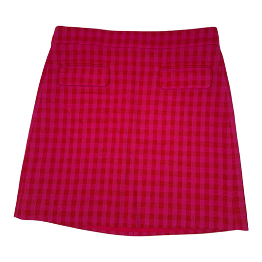 Skirt Midi By J. Crew In Checkered Pattern, Size: 8