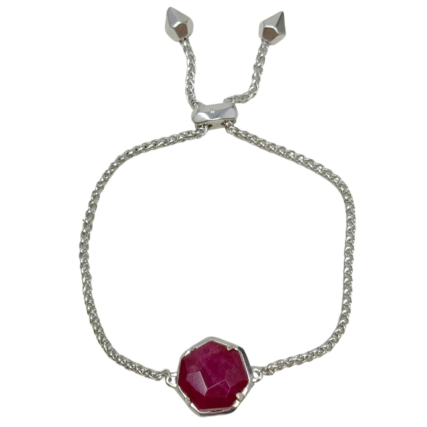 Cynthia Lariat Chain Bracelet With Berry Illusion Crystal By Kendra Scott