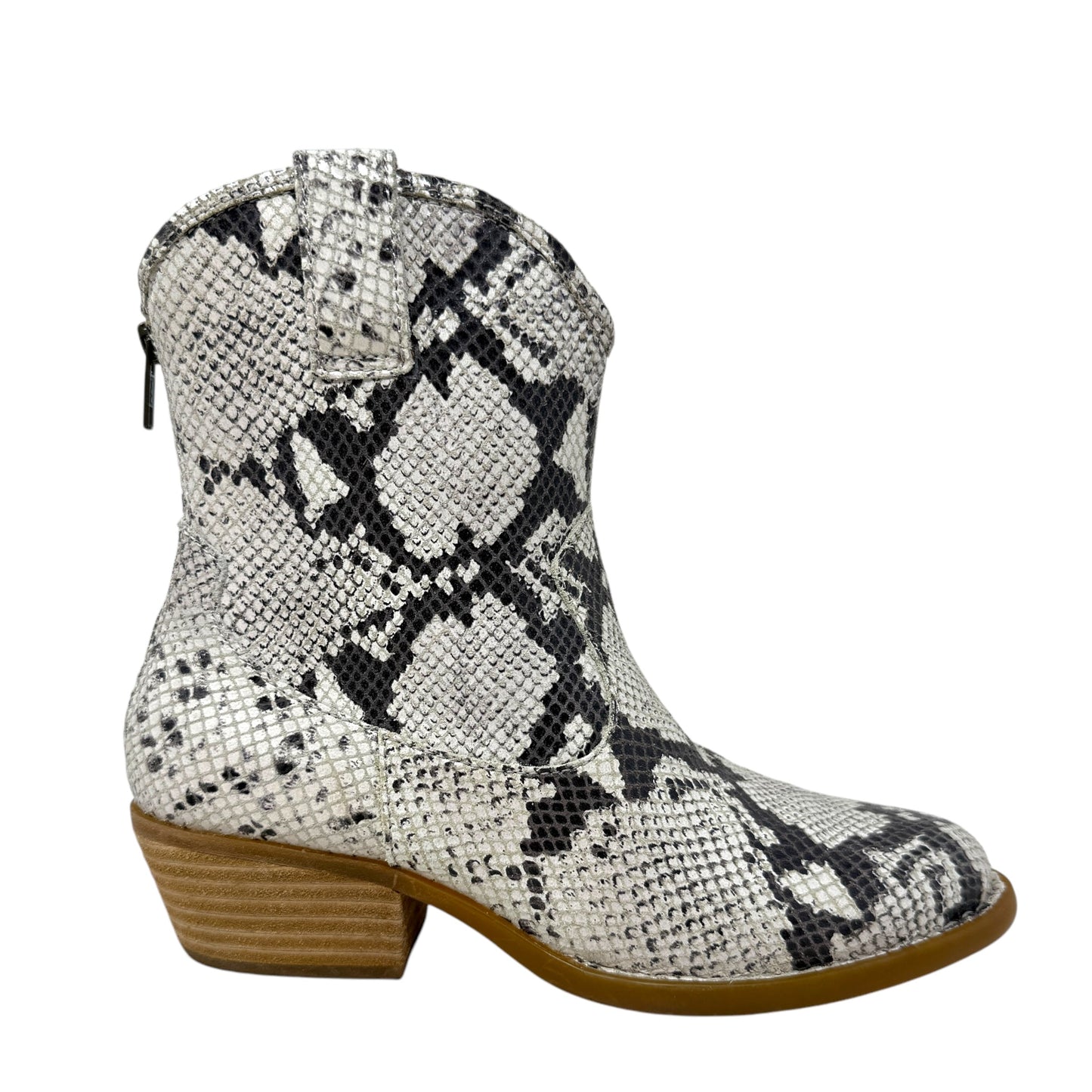 Wynd Western Boots By Born In Snakeskin Print, Size: 7